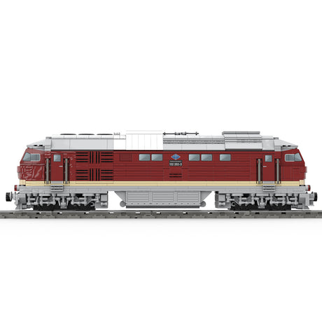 Electric Locomotive BR132 Model Building Blocks Set - cubertime