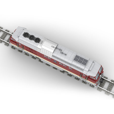 Electric Locomotive BR132 Model Building Blocks Set - cubertime