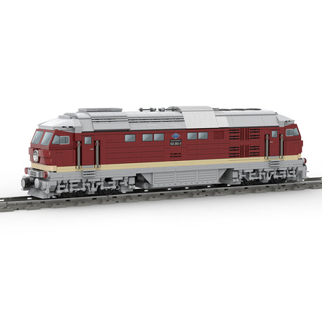 Electric Locomotive BR132 Model Building Blocks Set - cubertime