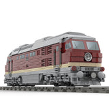 Electric Locomotive BR132 Model Building Blocks Set - cubertime