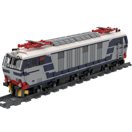 FS Class E.632 Italy Electric Locomotive Train Building Blocks Set(Static/1908PCS）- cubertime