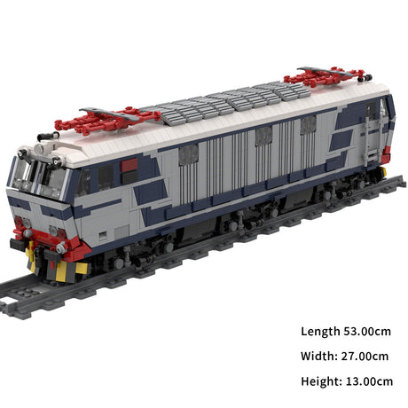 FS Class E.632 Italy Electric Locomotive Train Building Blocks Set(Static/1908PCS）- cubertime