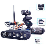 GFS Microcontroller Intelligent Robot Car Kit with WiFi & Bluetooth Connectivity, Video Transmission - Compatible with Arduino-UNO, Raspberry-Pi - cubertime
