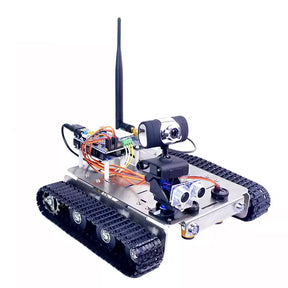 GFS Microcontroller Intelligent Robot Car Kit with WiFi & Bluetooth Connectivity, Video Transmission - Compatible with Arduino-UNO, Raspberry-Pi - cubertime