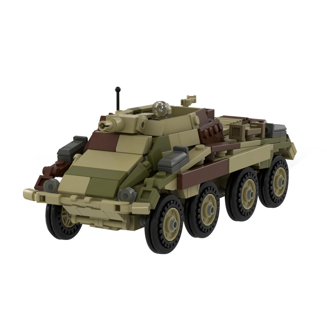 German Sd.Kfz. 234/3 Tank Building Blocks Set (452pcs) - cubertime