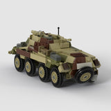 German Sd.Kfz. 234/3 Tank Building Blocks Set (452pcs) - cubertime