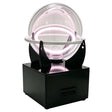 Glow Ring Reactor, Inert Gas Glow Sphere, High Frequency Energy Light Display, Desk Decoration Ion Globe (Krypton Gas/166mm) - cubertime
