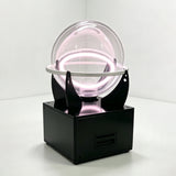 Glow Ring Reactor, Inert Gas Glow Sphere, High Frequency Energy Light Display, Desk Decoration Ion Globe (Krypton Gas/166mm) - cubertime