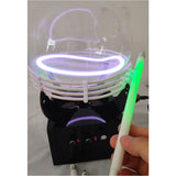 Glow Ring Reactor, Inert Gas Glow Sphere, High Frequency Energy Light Display, Desk Decoration Ion Globe (Xenon Gas) - cubertime