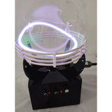 Glow Ring Reactor, Inert Gas Glow Sphere, High Frequency Energy Light Display, Desk Decoration Ion Globe (Xenon Gas) - cubertime
