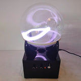 Glow Ring Reactor, Inert Gas Glow Sphere, High Frequency Energy Light Display, Desk Decoration Ion Globe (Xenon Gas) - cubertime