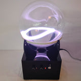 Glow Ring Reactor, Inert Gas Glow Sphere, High Frequency Energy Light Display, Desk Decoration Ion Globe (Xenon Gas) - cubertime