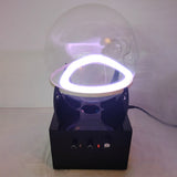 Glow Ring Reactor, Inert Gas Glow Sphere, High Frequency Energy Light Display, Desk Decoration Ion Globe (Xenon Gas) - cubertime
