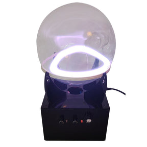 Glow Ring Reactor, Inert Gas Glow Sphere, High Frequency Energy Light Display, Desk Decoration Ion Globe (Xenon Gas) - cubertime