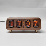 IN12 Nixie Tube Clock, Minimalist Bluetooth Alarm Clock - cubertime