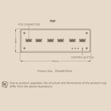 IPS Color Screen Digital Clock, Nixie Tube Style Desk Ambient Light with Wireless Time Sync, Alarm Clock, Weather Display, APP Control and Aluminum Alloy Base (US Plug/EU Plug) - CUBERTIME