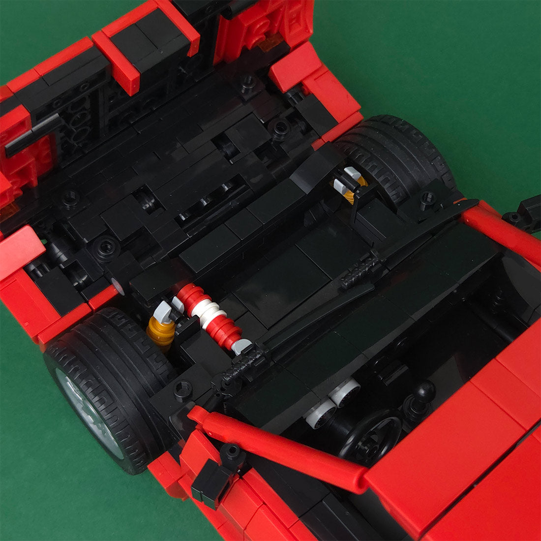 Italian Racing Sports Car Building Block Set, Classic Road Version Supercar Model Kit, Collectible Supercar Building Blocks (1697PCS)