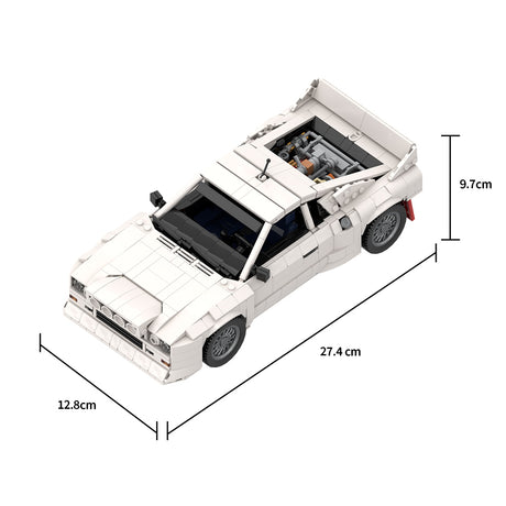 Italian Racing Sports Car Building Block Set, Classic Road Version Supercar Model Kit, Collectible Supercar Building Blocks (1697PCS)