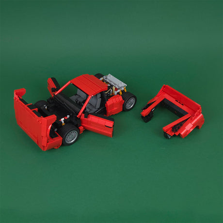 Italian Racing Sports Car Building Block Set, Classic Road Version Supercar Model Kit, Collectible Supercar Building Blocks (1697PCS)