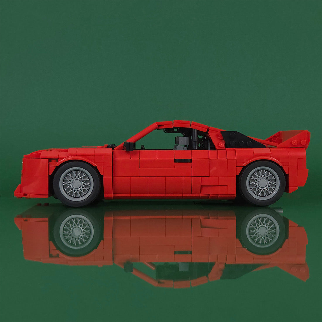 Italian Racing Sports Car Building Block Set, Classic Road Version Supercar Model Kit, Collectible Supercar Building Blocks (1697PCS)