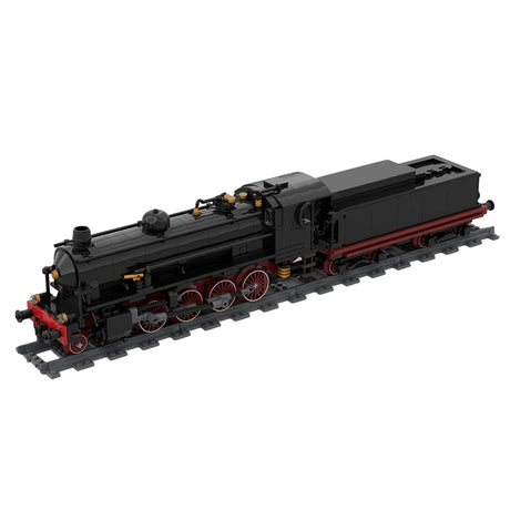 Italian Steam Locomotive Building Blocks Train Model - cubertime