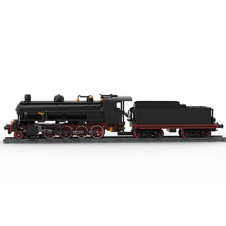 Italian Steam Locomotive Building Blocks Train Model - cubertime