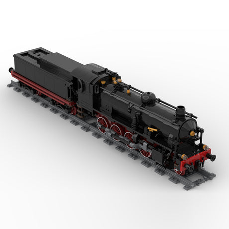 Italian Steam Locomotive Building Blocks Train Model - cubertime