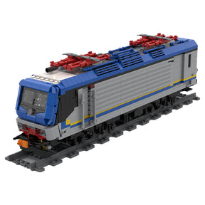 Italy FS Class E.464 Commuter Locomotive Building Blocks Set(Static Version/1181PCS）- cubertime