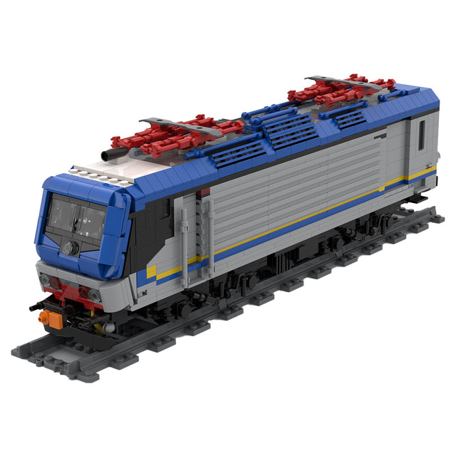 Italy FS Class E.464 Commuter Locomotive Building Blocks Set(Static Version/1181PCS）- cubertime
