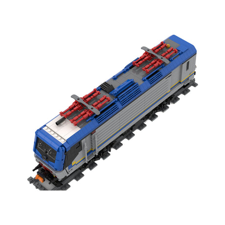 Italy FS Class E.464 Commuter Locomotive Building Blocks Set(Static Version/1181PCS）- cubertime