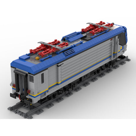 Italy FS Class E.464 Commuter Locomotive Building Blocks Set(Static Version/1181PCS）- cubertime