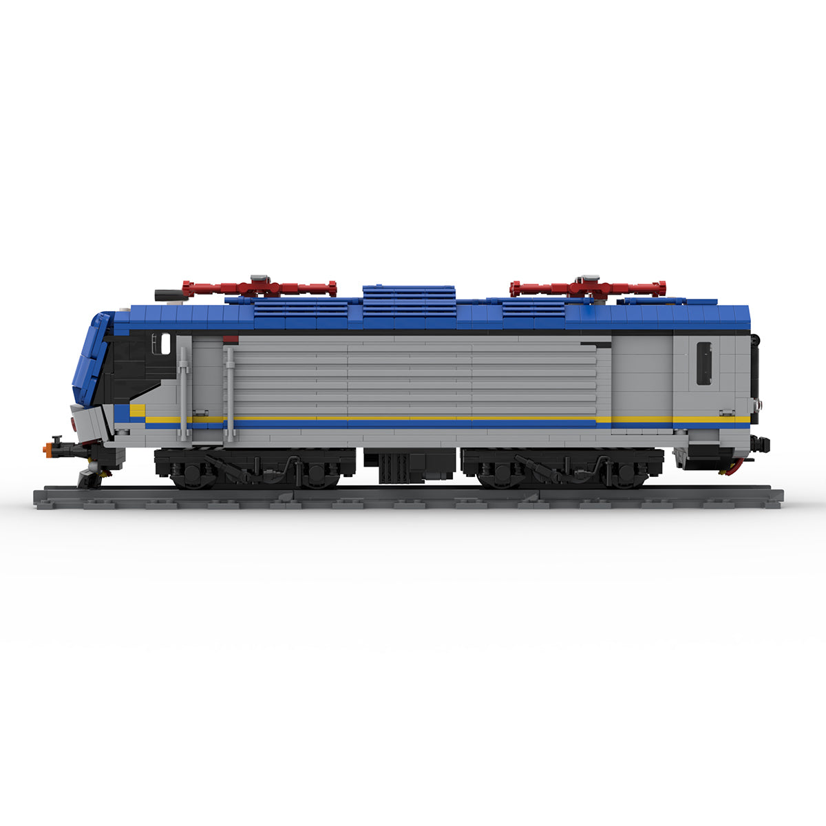 Italy FS Class E.464 Commuter Locomotive Building Blocks Set(Static Version/1181PCS）- cubertime