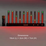 LED Spectrum Music Light, Sound Reactive Ambient Light, Gaming Room Desk Rhythm Light - cubertime