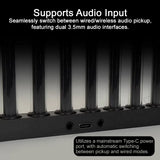 LED Spectrum Music Light, Sound Reactive Ambient Light, Gaming Room Desk Rhythm Light - cubertime