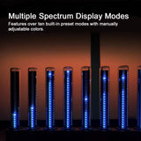 LED Spectrum Music Light, Sound Reactive Ambient Light, Gaming Room Desk Rhythm Light - cubertime