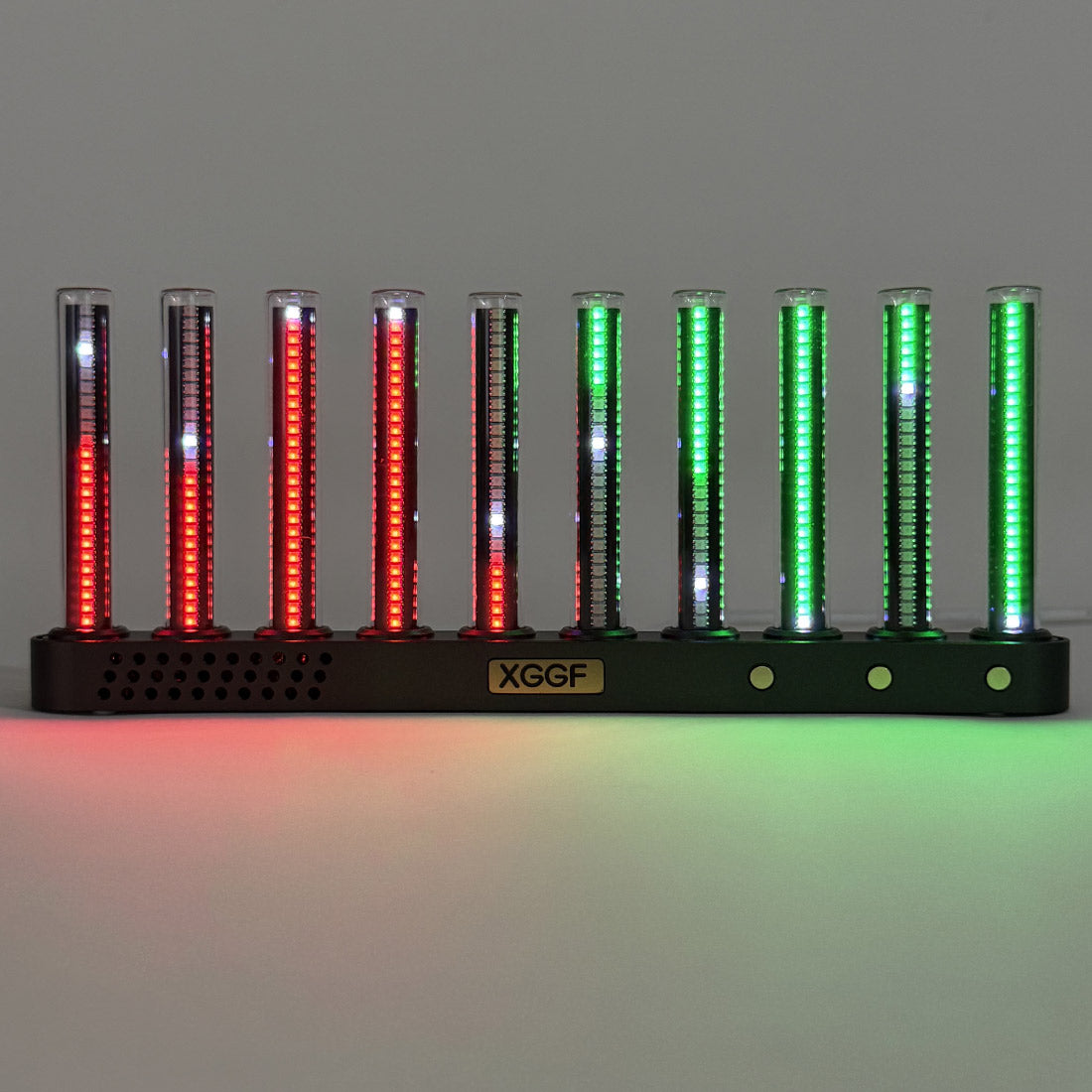 LED Spectrum Music Light, Sound Reactive Ambient Light, Gaming Room Desk Rhythm Light - cubertime