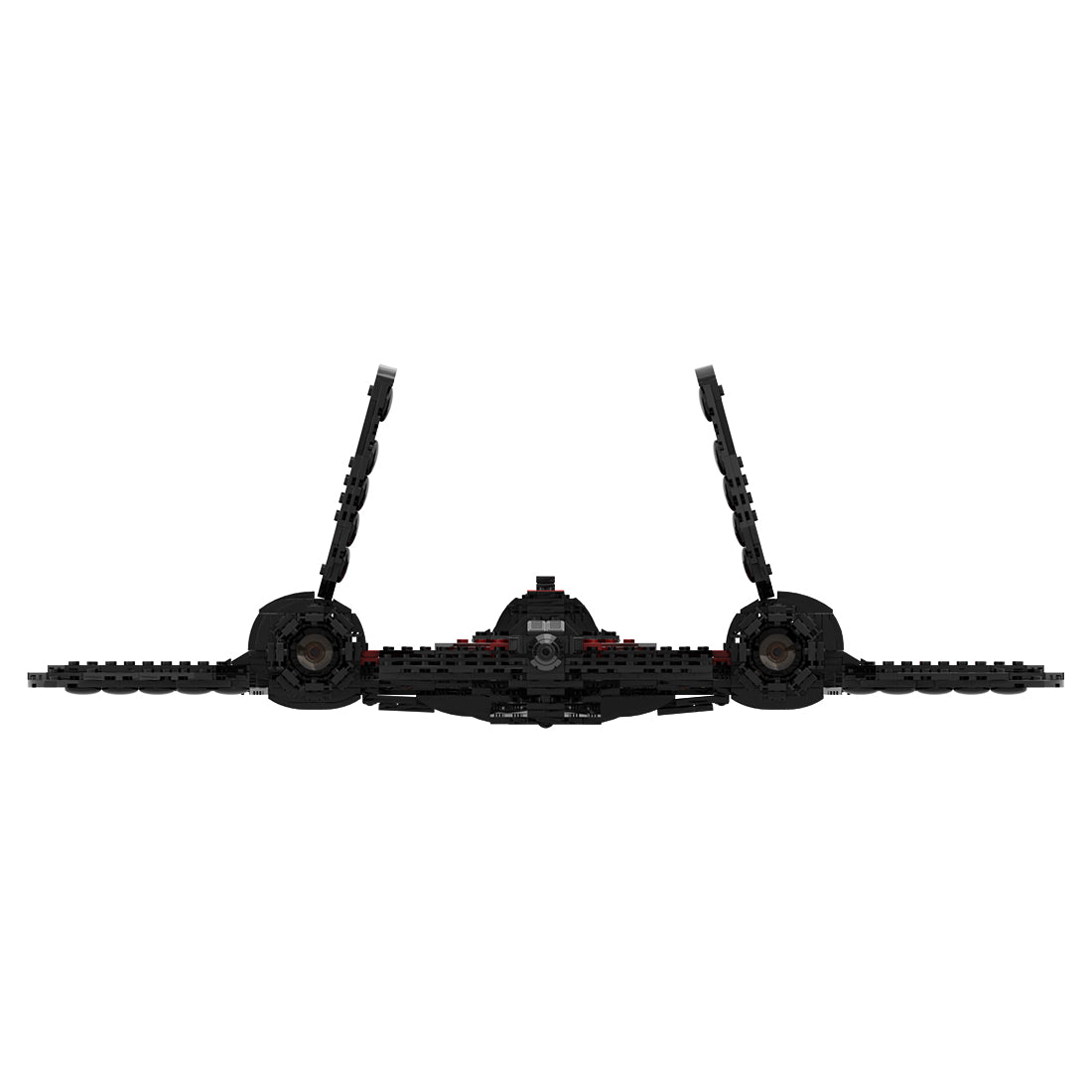 Lockheed SR-71 Blackbird High-Altitude Reconnaissance Aircraft Model Building Blocks Set(2981PCS) - cubertime