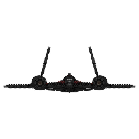 Lockheed SR-71 Blackbird High-Altitude Reconnaissance Aircraft Model Building Blocks Set(2981PCS) - cubertime