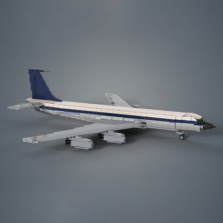 MOC-105999 1/80 Scale American 707 Passenger Plane Building Blocks Set（1618PCS）- CUBERTIME