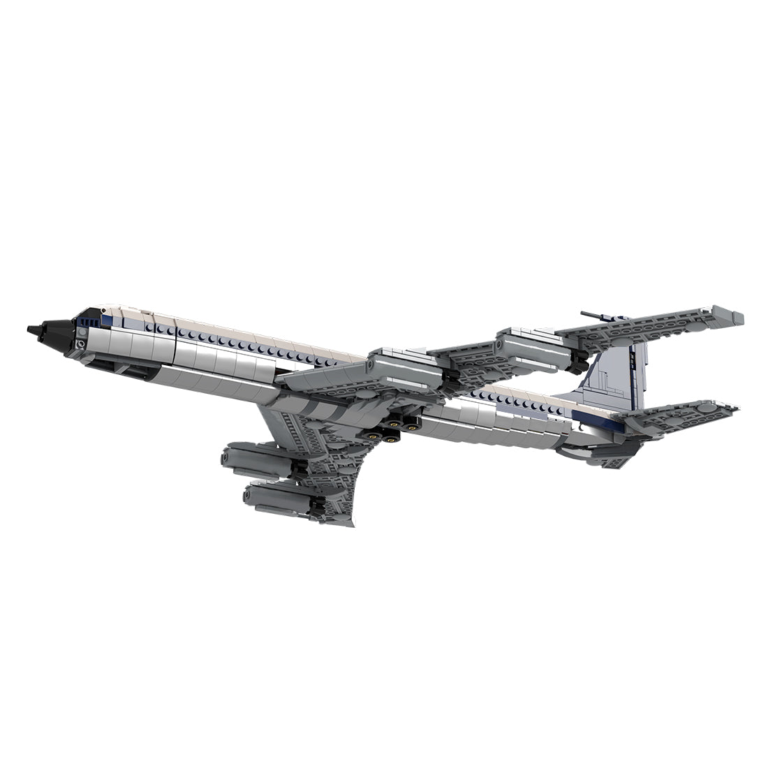 MOC-105999 1/80 Scale American 707 Passenger Plane Building Blocks Set（1618PCS）- CUBERTIME