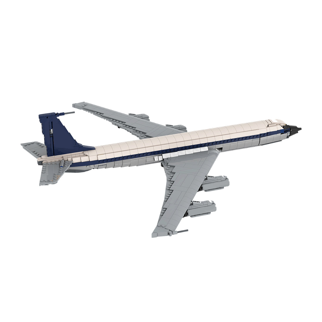 MOC-105999 1/80 Scale American 707 Passenger Plane Building Blocks Set（1618PCS）- CUBERTIME