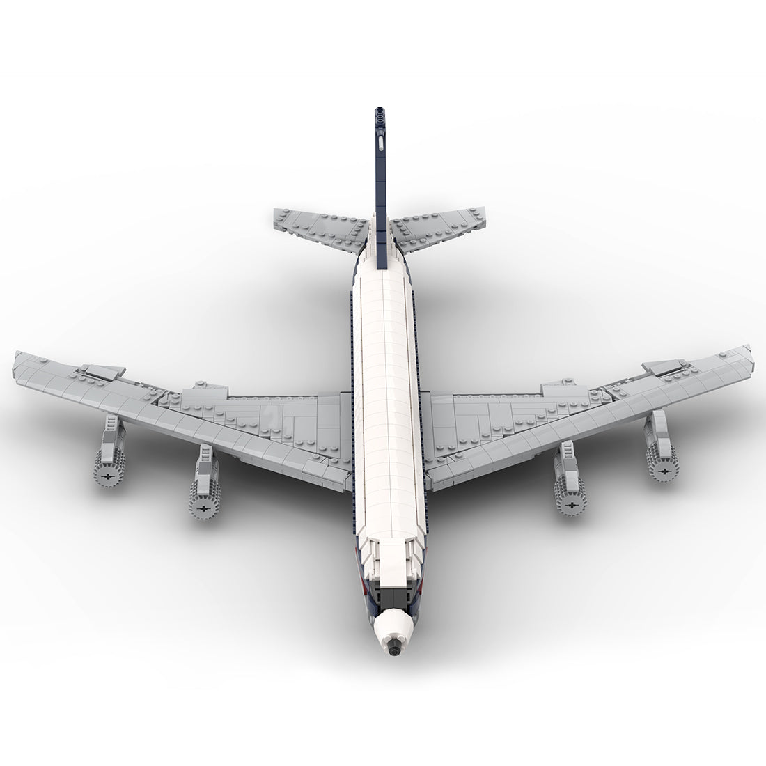 MOC-107665 1/80 Scale 707-Saha Airlines Jetliner Building Blocks Set (1559PCS) - cubertime
