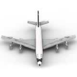 MOC-107665 1/80 Scale 707-Saha Airlines Jetliner Building Blocks Set (1559PCS) - cubertime
