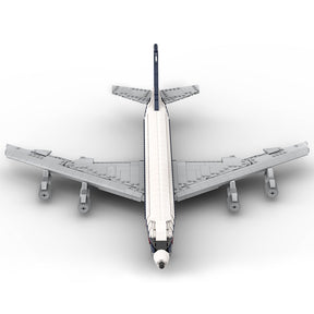 MOC-107665 1/80 Scale 707-Saha Airlines Jetliner Building Blocks Set (1559PCS) - cubertime