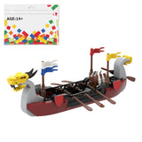 MOC-109507 Medieval Sailing Boat Model Building Blocks Set (201PCS) - cubertime