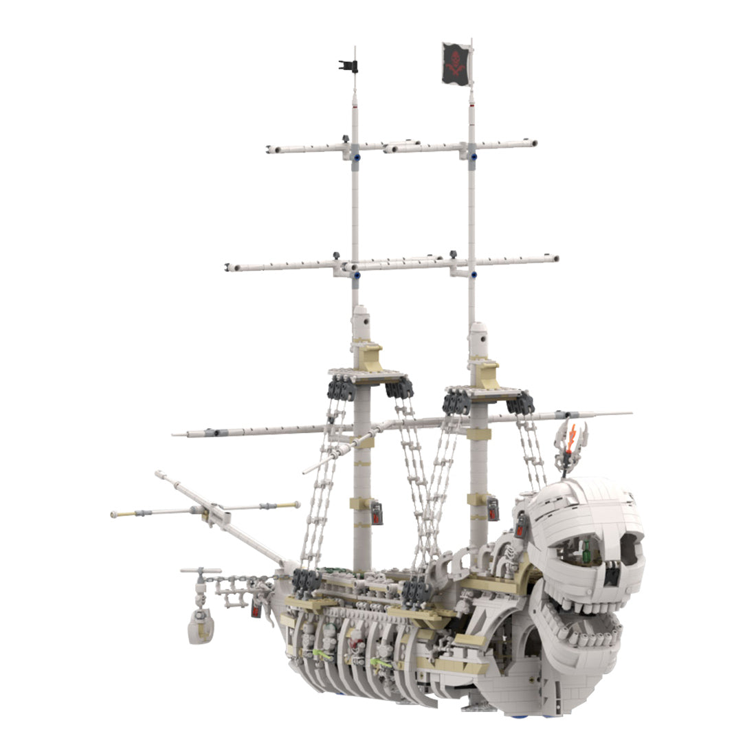 MOC-110420 The Terrifying Charon's Chest Pirate Ship Building Blocks Set (2417PCS) - cubertime