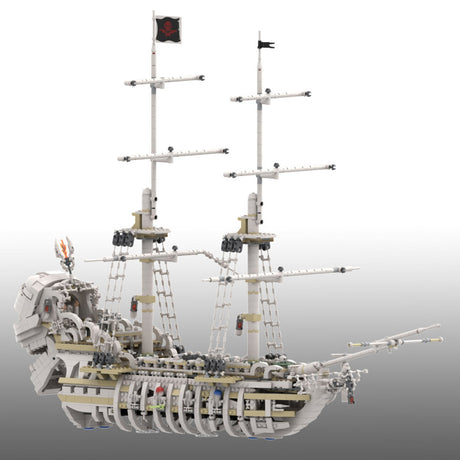 MOC-110420 The Terrifying Charon's Chest Pirate Ship Building Blocks Set (2417PCS) - cubertime