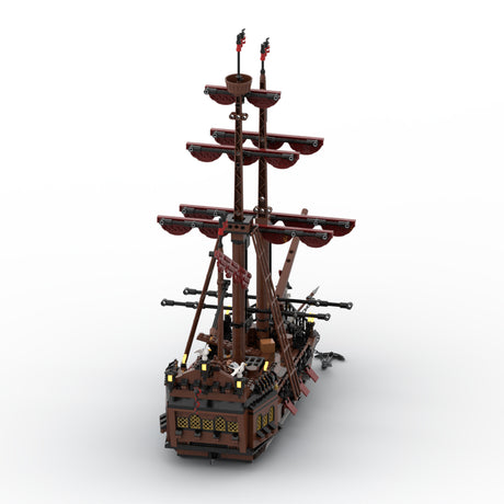 MOC-116561 Loup de Mer Pirate Ship Building Blocks Set (1089PCS) - cubertime