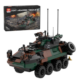 MOC-126469 LAV-25 Infantry Fighting Vehicle Model Building Blocks Set (476PCS) - cubertime