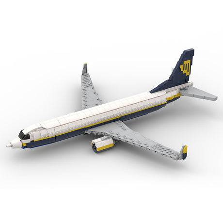 MOC-127217 1/80 Scale 737 Large Jetliner Model Building Blocks Toys Set (1118PCS) - cubertime